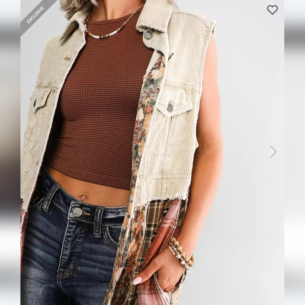 Gimmicks patchwork vest - Picture 4 of 4